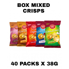 Mixed Crisps Box 40 packs x 38g