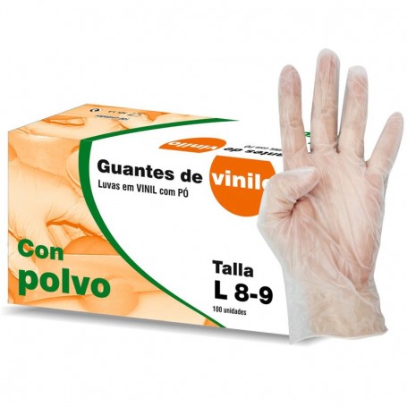Vinyl Gloves box 100 large