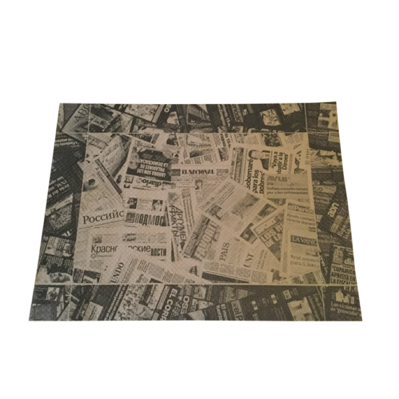 Place Mats Newspaper Brown x 1000