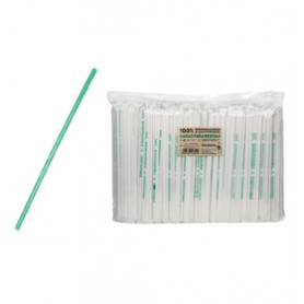 100% Biodegradable Plastic Straws 250 pack